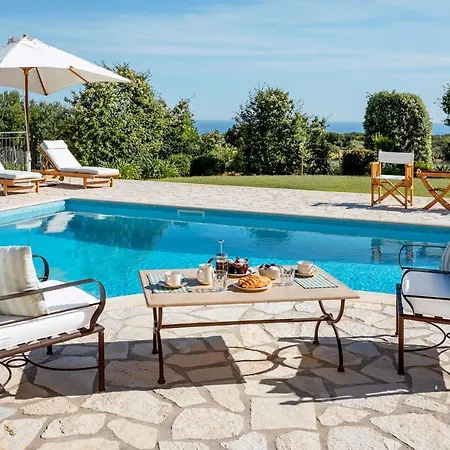 Вилла Splendid Kefalonia 2 Bedrooms Olivia Great Sea & Mountain Views Trapezaki