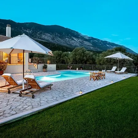 Splendid Kefalonia 2 Bedrooms Olivia Great Sea Mountain Views Trapezaki Mousata