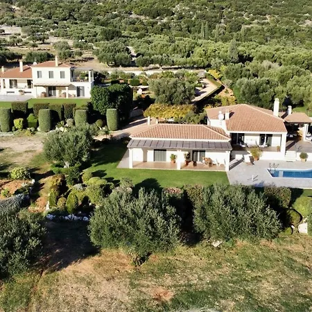 Villa Splendid Kefalonia 2 Bedrooms Olivia Great Sea Mountain Views Trapezaki
